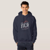 250 Mannen Navy Hoodie (Voorkant volledig)