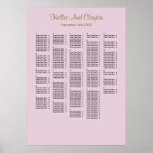 250+ Paars Simple Wedding Poster (Voorkant)