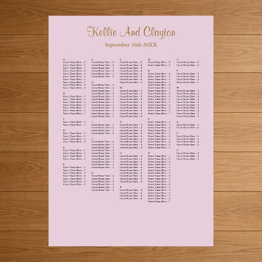 250+ Paarse Eenvoudige Trouwposter Poster