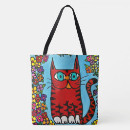 250 - Peper de kat - Canvas tas