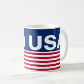 250 Red White and Blue USA Anniversary Koffiemok (Voorkant rechts)