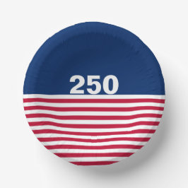 250 Red White and Blue USA Anniversary Papieren Kommen