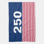 250 Red White and Blue USA Anniversary Theedoek (Verticaal)