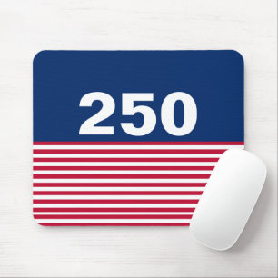 250 Rood Wit en Blauw USA Jubileum Muismat