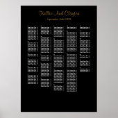 250+ Simple Wedding Seating Chart Poster (Voorkant)