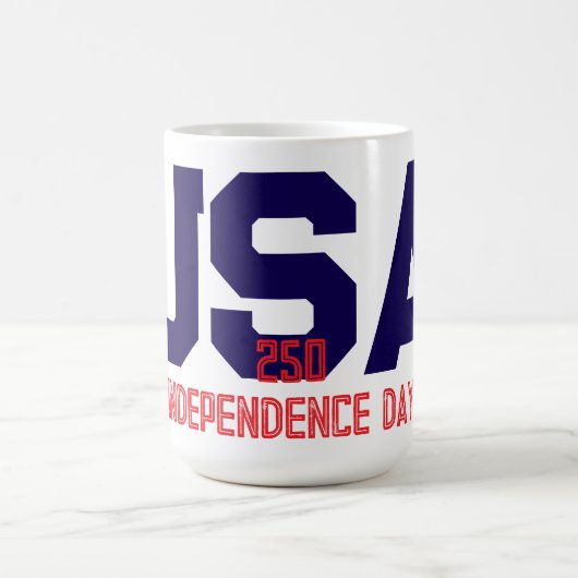 250 USA Onafhankelijkheidsdag Koffiemok (Center)