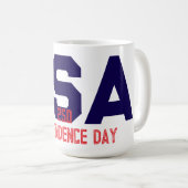 250 USA Onafhankelijkheidsdag Koffiemok (Voorkant rechts)