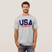 250 USA Onafhankelijkheidsdag T-shirt (Voorkant volledig)