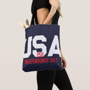 250 USA Onafhankelijkheidsdag Tote Bag