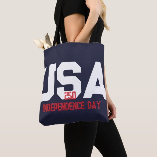 250 USA Onafhankelijkheidsdag Tote Bag (Dichtbij)