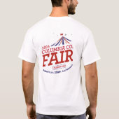 250 Witte Heren T-shirt (Achterkant)