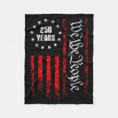 250 Years 1776-2026 250th Birthday Usa Patriotic 4 Fleece Deken (Voorkant)