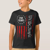 250 Years 1776-2026 250th Birthday Usa Patriotic 4 T-shirt (Voorkant)