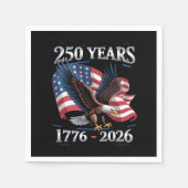 250 Years 4th Of July Eagle USA Flag 1776 2026 Servet (Voorkant)