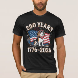 250 Years America Anniversary 250th Birthday USA T-shirt