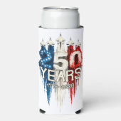 250 Years American Flag 250th Anniversary  Seltzer Blikjeskoeler (Seltzer Voorkant)