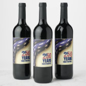 250 Years American Independence Birthday Wijn Etiket (Flessen)