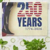 250 Years American Independence Souvenir Theedoek (Gevouwen)