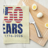 250 Years American Independence Souvenir Theedoek (Quarter Fold)