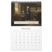250 Years of America Calendar, American History Kalender (Feb 2026)