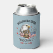 250 Years of America Patriotic  Custom Can Cooler  (Blikje Voorkant)