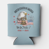 250 Years of America Patriotic  Custom Can Cooler  (Voorkant)