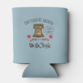 250 Years of America Patriotic  Custom Can Cooler  (Achterkant)