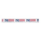 250 Years of American Independence Patriotic  Satijnen Lint (Voorkant)
