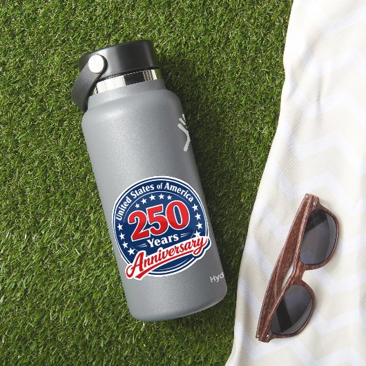250 Years of American Independence Patriotic  Sticker (HydroFlask Insitu)