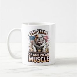 250 Years of American Muscle Bulldog Koffiemok