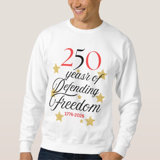 250 Years of Defending Freedom – America 250years Trui (Voorkant)
