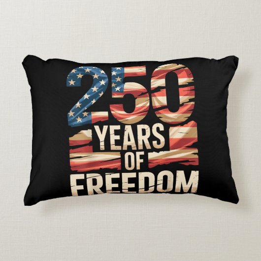250 Years of Freedom Accent Kussen (Voorkant)