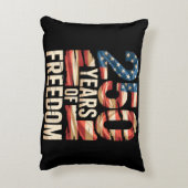 250 Years of Freedom Accent Kussen (Achterkant (Verticaal))