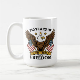250 Years of Freedom America's Anniversary Koffiemok