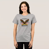 250 Years of Freedom America's Anniversary Tri-Blend Shirt (Voorkant volledig)