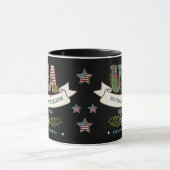 250 Years of Freedom Elegant Patriotic Black Mok (Midden)