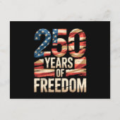 250 Years of Freedom Informatiekaartje (Achterkant)