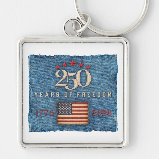 250 Years of Freedom - Keychain (Voorkant)