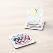 250 Years of Independence Bier Onderzetter (Rechterzijde)