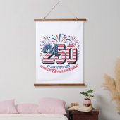 250 Years of Independence Hangend Wandkleed (Slaapkamer)