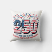 250 Years of Independence Kussen (Achterkant)