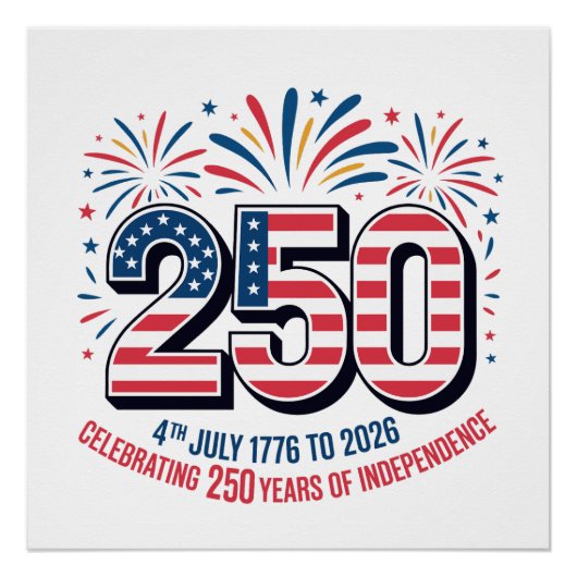 250 Years of Independence  Perfect Poster (Voorkant)