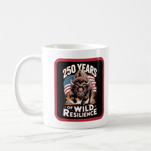 250 Years of Wild Resilience Bison Koffiemok (Links)