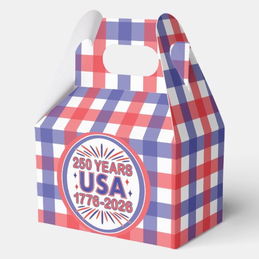 250 Years USA | 1776–2026 Semiquincentennial Bedankdoosjes (Voorkant)
