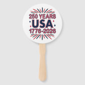 250 Years USA | 1776–2026 Semiquincentennial Handwaaier (Voorkant)