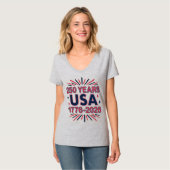 250 Years USA | 1776–2026 Semiquincentennial T-shirt (Voorkant volledig)