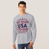 250 Years USA | 1776–2026 Semiquincentennial T-shirt (Voorkant volledig)