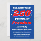 250 Years USA Editable Personalized Patriotic Kaart (Voorkant)