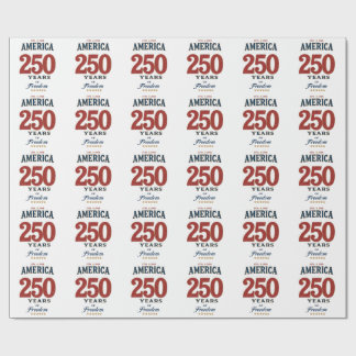 250e Amerika Liberté 1776 Vrijheid Vieren Jubileum Cadeaupapier