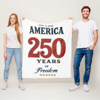 250e Amerika Liberté 1776 Vrijheid Vieren Jubileum Fleece Deken